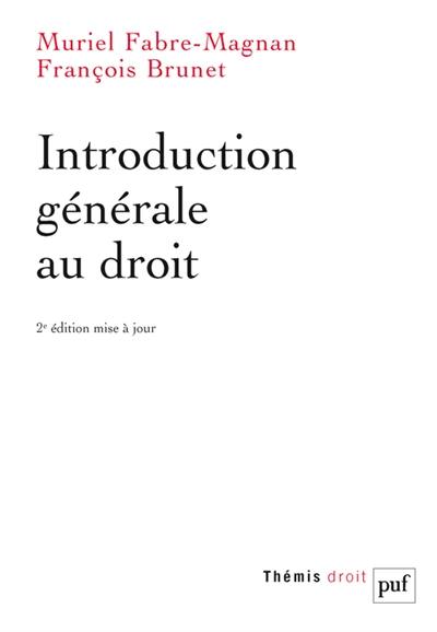 Introduction générale au droit