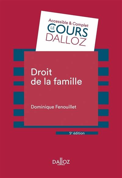 Droit de la famille