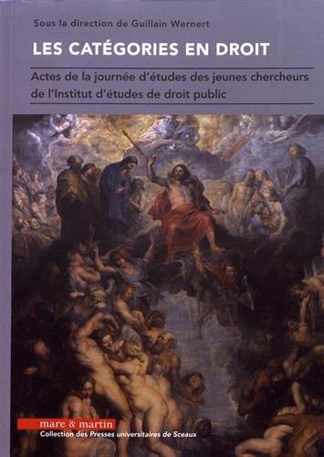 Les catégories en droit : actes de la journée d'études des jeunes chercheurs de l'Institut d'études de droit public