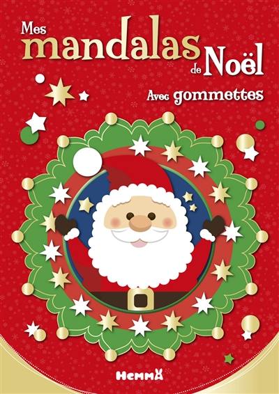 Mes mandalas de Noël : avec gommettes