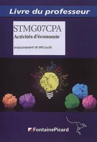 Activités d'économie : enseignement de spécialité : livre du professeur