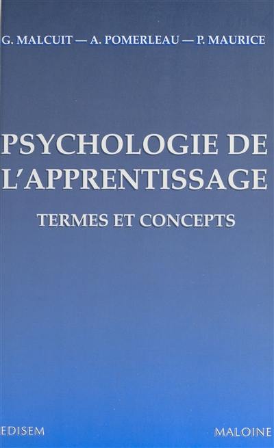 Psychologie de l'apprentissage : termes et concepts