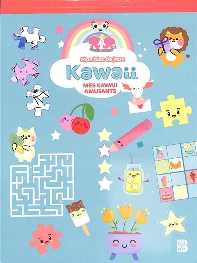 Kawaii : mes kawaii amusants : mon bloc de jeux