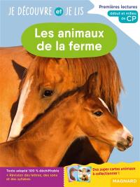 Les animaux de la ferme : premières lectures, début et milieu de CP