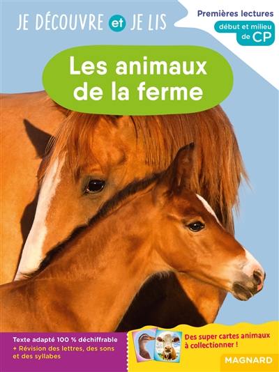 Les animaux de la ferme : premières lectures, début et milieu de CP