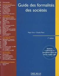 Guide des formalités des sociétés