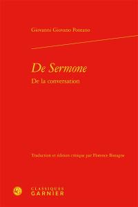 De sermone. De la conversation