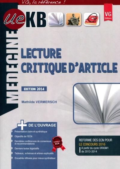 Lecture critique d'article