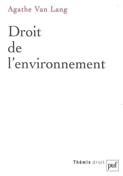 Droit de l'environnement