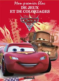 Cars 2 : mon premier bloc de jeux et de coloriages