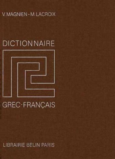 Dictionnaire Grec-Français