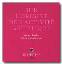 Sur l'origine de l'activité artistique