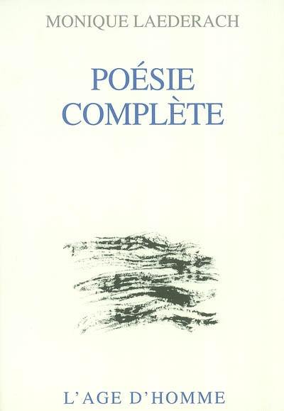 Poésie complète