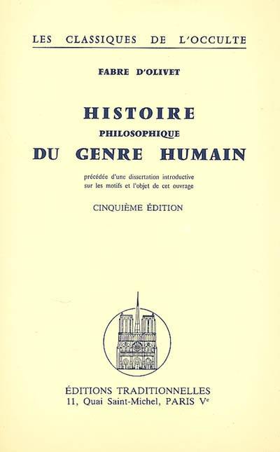 Histoire philosophique du genre humain