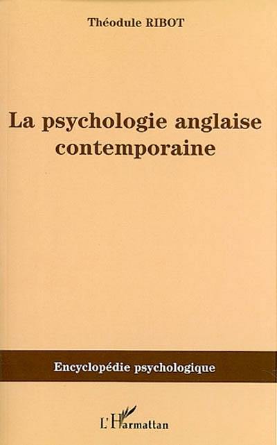 La psychologie anglaise contemporaine