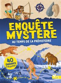 Enquête mystère : au temps de la préhistoire : 40 énigmes à résoudre !