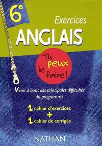 Anglais, 6e : exercices