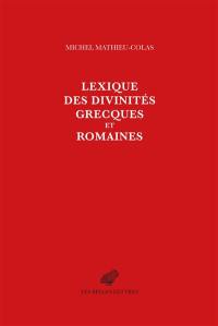 Lexique des divinités grecques et romaines