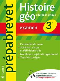 Histoire géographie, éducation civique 3e : examen