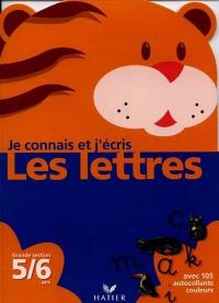 Je connais et j'écris les lettres, grande section, 5-6 ans