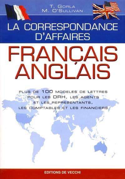 La correspondance d'affaires, français-anglais