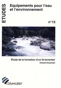 Etude de la formation d'un lit torrentiel par confrontation d'essais sur modèle réduit et d'observations de terrain