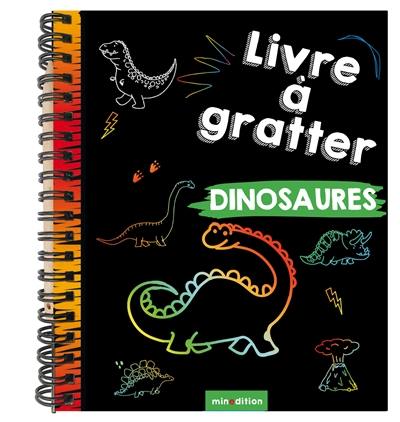 Dinosaures : livre à gratter