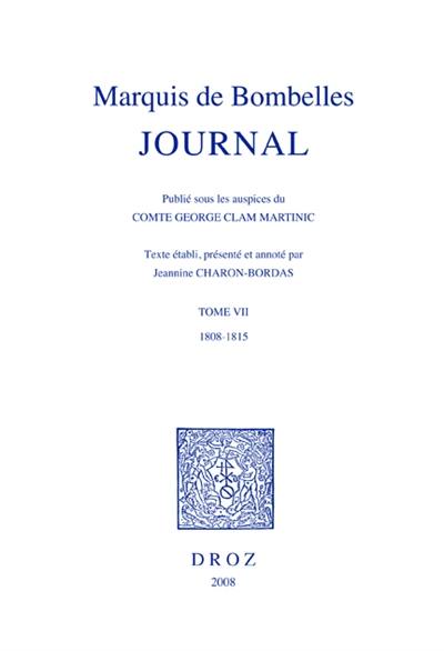 Journal. Vol. 7. 1808-1815