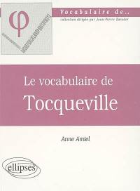 Le vocabulaire de Tocqueville