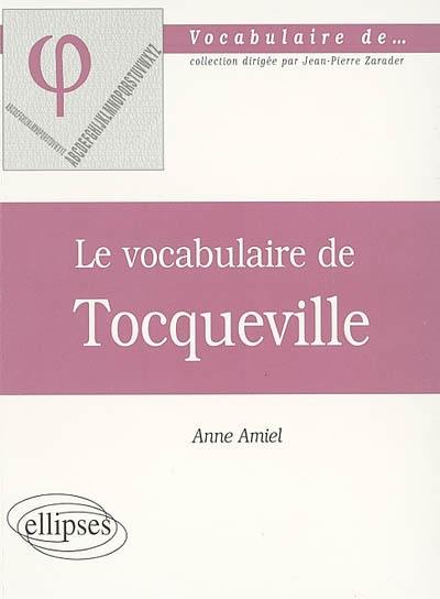 Le vocabulaire de Tocqueville