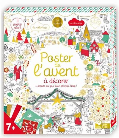 Poster de l'Avent à décorer : 1 activité par jour pour attendre Noël !