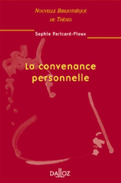 La convenance personnelle