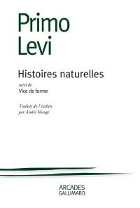 Histoires naturelles. Vice de forme