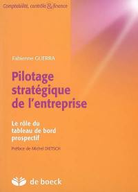 Pilotage stratégique de l'entreprise : le rôle du tableau de bord prospectif