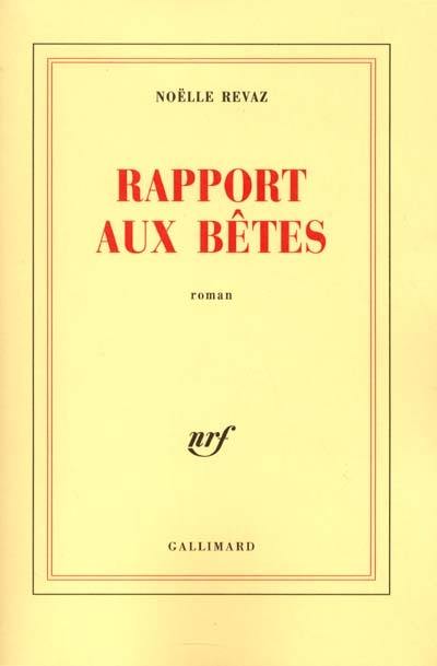 Rapport aux bêtes