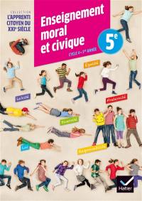 Enseignement moral et civique 5e, cycle 4, 1e année