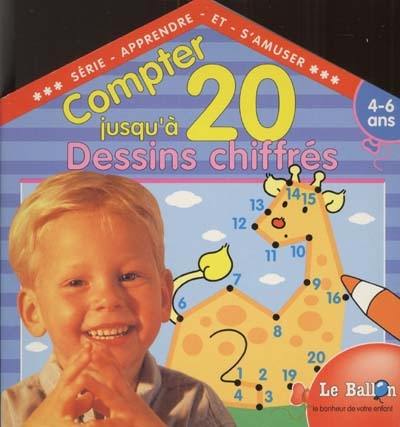 Compter jusqu'à 20, dessins chiffrés, 4-6 ans