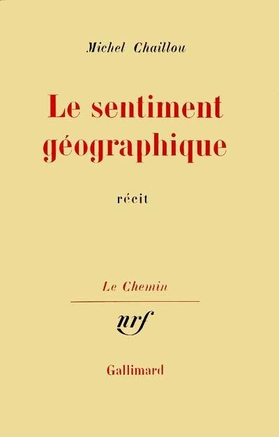 Le Sentiment géographique