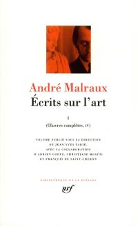 Oeuvres complètes. Vol. 4. Ecrits sur l'art 1