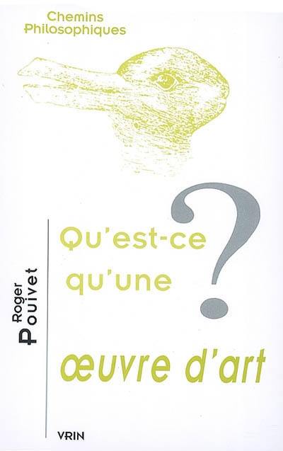 Qu'est-ce qu'une oeuvre d'art ?