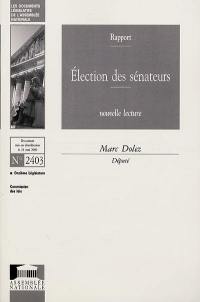 Election des sénateurs : rapport, nouvelle lecture