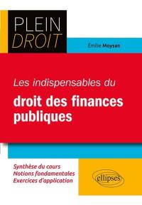 Les indispensables du droit des finances publiques