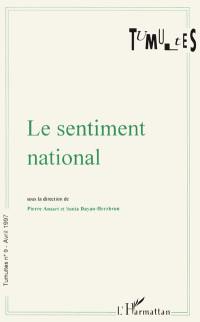 Tumultes, n° 9. Le sentiment national