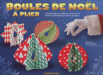 Boules de Noël à plier