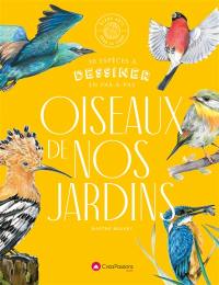 Oiseaux de nos jardins : 30 espèces à dessiner en pas-à-pas