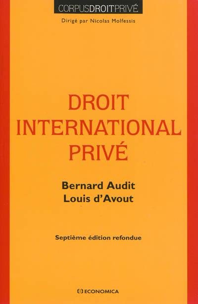 Droit international privé