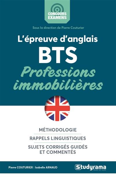 L'épreuve d'anglais : BTS professions immobilières