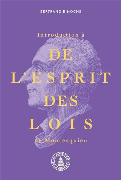 Introduction à De l'esprit des lois de Montesquieu