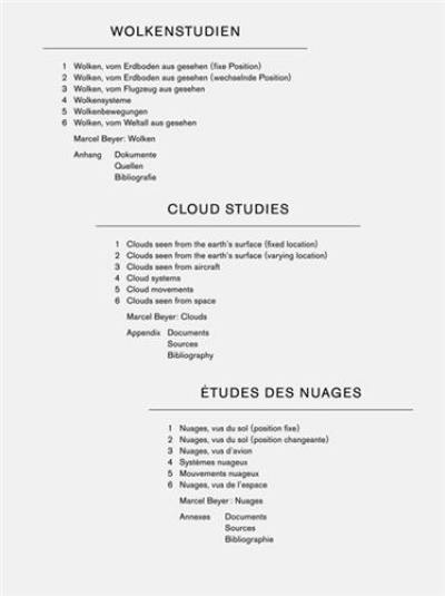 Wolkenstudien. Cloud studies. Etudes des nuages