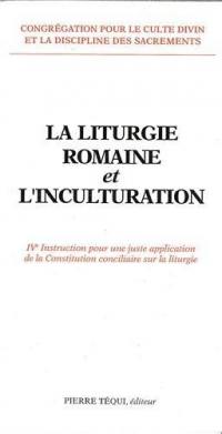 Liturgie romaine et inculturation